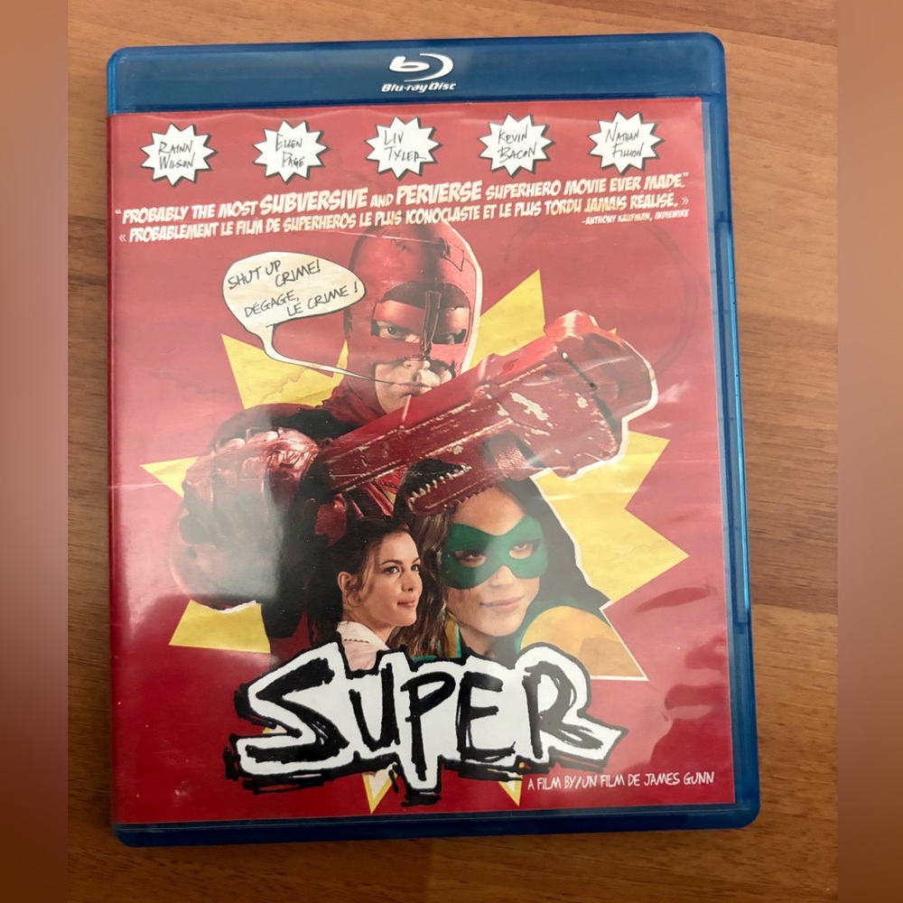 Super the Antiheroes movie  / applicable to bundle 3 items /25$